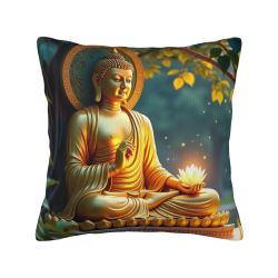 Zen Forest Plush Pillow Cover - Okomall