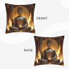 Zen Buddha Plush Pillow Cover - Okomall