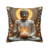 Zen Light Aura Plush Pillow Cover - Okomall