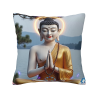 Funda de cojín de Buda Zen - 18x18 pulgadas | Okomall