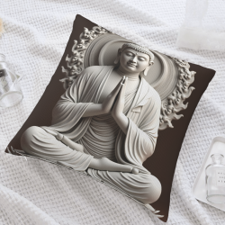 Funda de cojín de felpa Zen - Okomall
