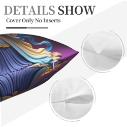 Guanyin Plush Pillow Cover - Okomall