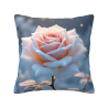 Housse de coussin en peluche avec motif de forêt enchantée - Okomall