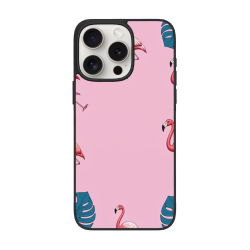 iPhone 15/Pro/Max 手机壳 - 热带花鸟图案 | okomall