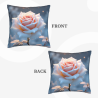 Housse de coussin en peluche avec motif de forêt enchantée - Okomall