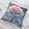 Housse de coussin en peluche avec motif de forêt enchantée - Okomall