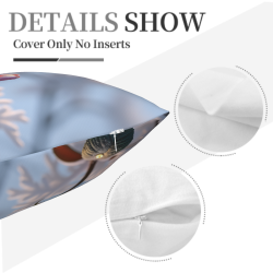 Dreamy Petal Plush Pillow Cover - 18x18 inches | OKOMALL