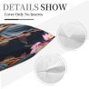 Zen Lotus Buddha Throw Pillow Cover - Okomall