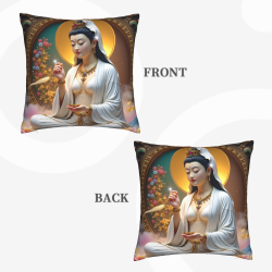 Avalokiteshvara Plüschkissenbezug - Okomall