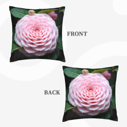 Copri cuscino in peluche con stampa a doppio lato - 18x18 pollici | okomall