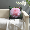 Housse de coussin en peluche à motif double face - 18x18 pouces | okomall