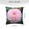 Housse de coussin en peluche à motif double face - 18x18 pouces | okomall