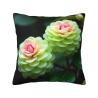 Federa cuscino in peluche a fiori astratti - Okomall