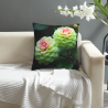 Abstract Floral Plush Pillow Cover - Okomall