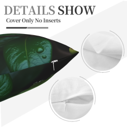 Abstract Floral Plush Pillow Cover - Okomall