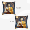 Cuscino in peluche con motivo di luce di Buddha Zen - Okomall