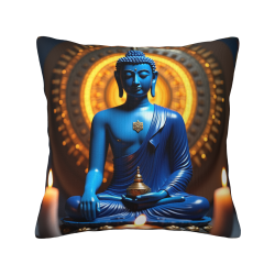 Zen Flame Plush Pillow Cover - Okomall