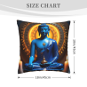 Zen Flame Plush Pillow Cover - Okomall