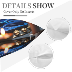 Zen Flame Plush Pillow Cover - Okomall