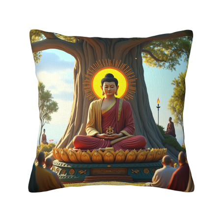 Zen Buddha Pillow Cover - Okomall