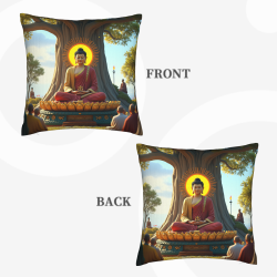 Zen Buddha Pillow Cover - Okomall