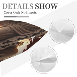Zen Buddha Plush Pillow Cover - Okomall