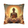Zen Floral Plush Pillow Cover - Okomall