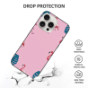 Чехол для iPhone 15/Pro/Max - Рисунок Тропических Цветов и Птиц | okomall