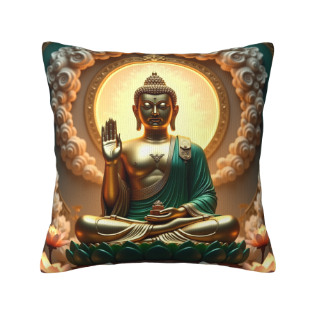 Zen Landscape Plush Pillow Cover - Okomall