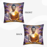 Housse de coussin en peluche motif ciel étoilé - Okomall
