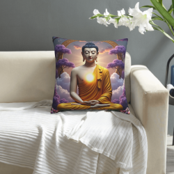 Housse de coussin en peluche motif ciel étoilé - Okomall