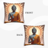 Cuscino in peluche con immagine di Buddha Zen - Okomall