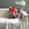 錦繡美人毛絨抱枕套 - Okomall