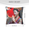 錦繡美人毛絨抱枕套 - Okomall