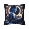 Zen Lotus Plush Pillow Cover - Okomall