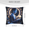 Zen Lotus Plush Pillow Cover - Okomall
