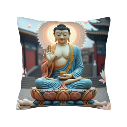 Funda de cojín Zen Lotus - 18x18 pulgadas | Okomall
