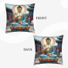 Funda de cojín Zen Lotus - 18x18 pulgadas | Okomall