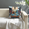 Funda de cojín Zen Lotus - 18x18 pulgadas | Okomall