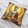 Buddha Shakyamuni Plush Pillow Cover - Okomall