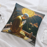Zen Landscape Plush Pillow Cover - 18x18 inches | OKOMALL