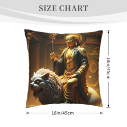 Federa in peluche con immagine di Buddha Zen - Okomall