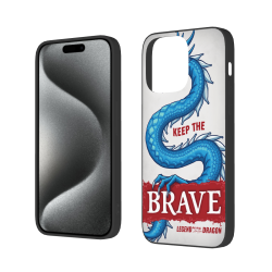 龙纹iPhone 15/15 Pro/15 Pro Max手机壳 - okomall