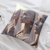 Funda de cojín de chica mecánica futurista - Okomall