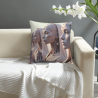 Housse de coussin de jeune fille mécanique futuriste - Okomall