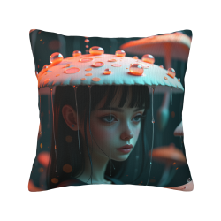 梦幻少女毛绒抱枕套 - 奥可玛