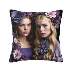 Okomall 18x18 inch Patterned Plush Pillow Cover - Comfortable Home Decor