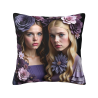 Okomall 18x18 inch Patterned Plush Pillow Cover - Comfortable Home Decor