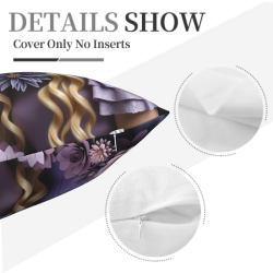 Funda de cojín de peluche Okomall de 18x18 pulgadas - Decoración del hogar cómoda