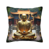 禪意山水毛絨抱枕套 - Okomall